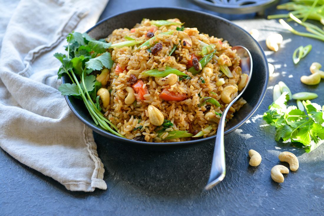 Thai Fried Brown Rice | Nourishing Meals®